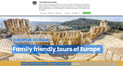 Desktop Screenshot of europe4kidstours.com