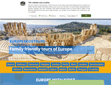 Tablet Screenshot of europe4kidstours.com